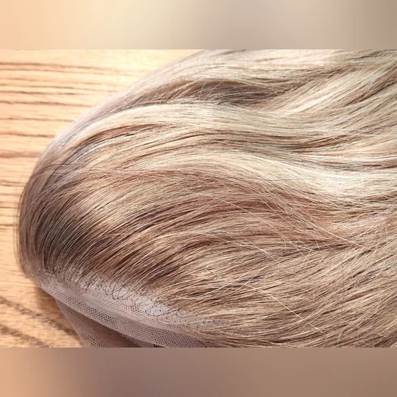 22 Inch Ash Blonde Straight Unit - Picture 6 of 6